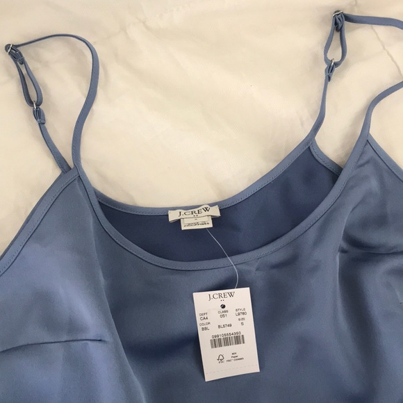 NWT JCREW MIDI DRESS in bungalow blue - Picture 2 of 3